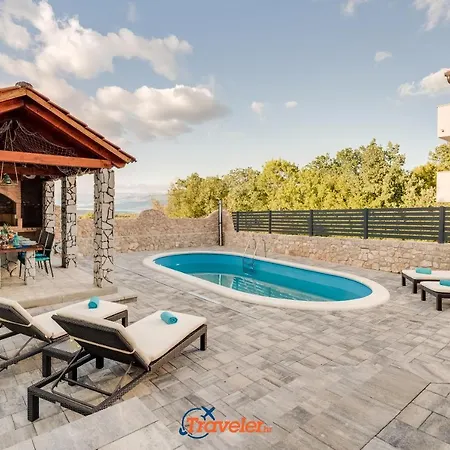 Hlapa-new Modern Near - By Traveler Tourist Agency Krk Villa *